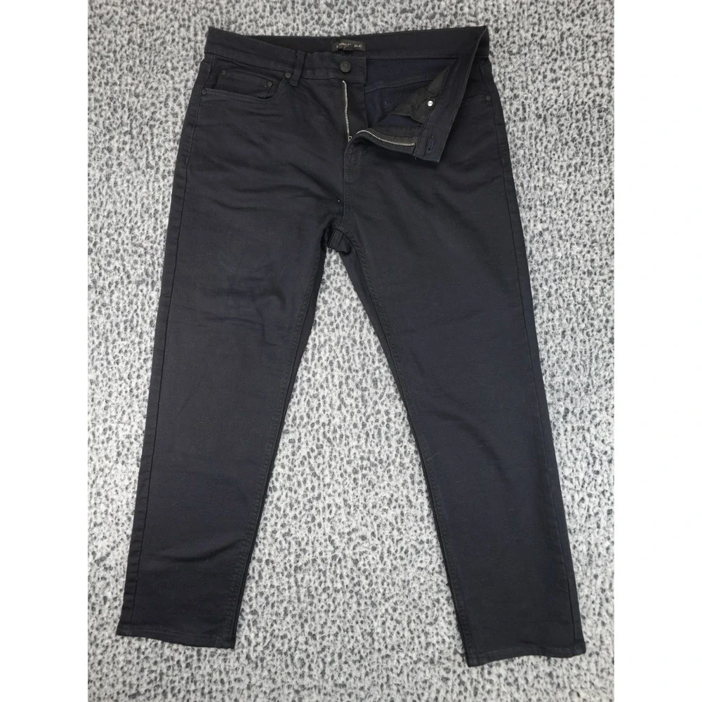 Banana Republic Pants Mens 34x29 Black Straight Leg Chino 5-Pocket 11760